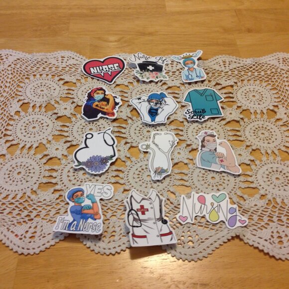 Nursing  stickers, locker stickers, crafts or scrapbooking - Picture 1 of 6